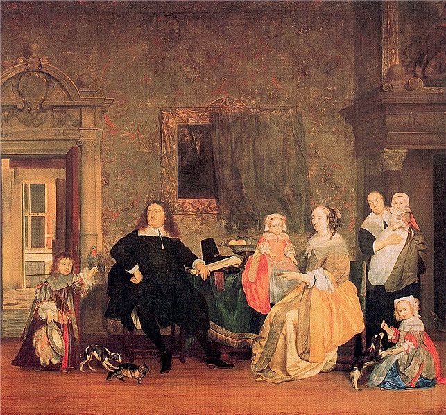The family of Jan Jacobsz Hinlopen just before the youngest and his wife Leonora Huydecoper van Maarsseveen died